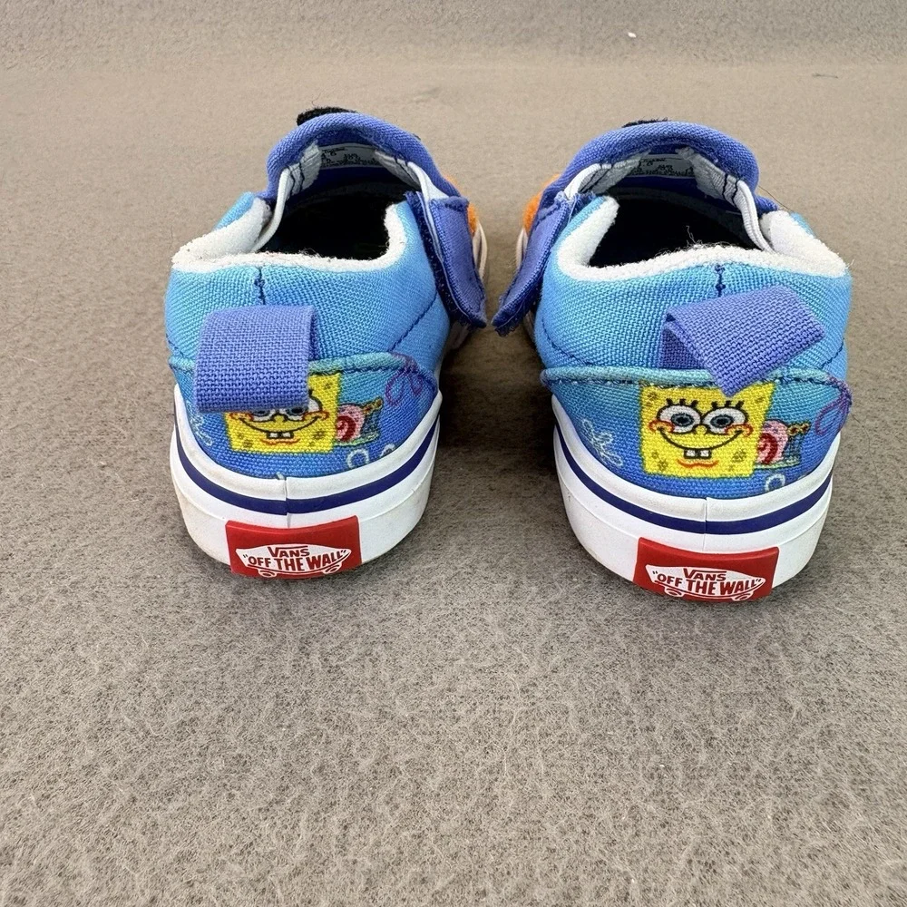Vans X SpongeBob Infant/Toddler Shoes Size 4.5, Color: Multi-Color